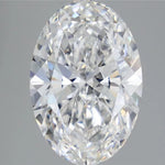 5.55ct Oval Lab Grown Diamond (Colour D, Clarity VS1, IGI Certified)