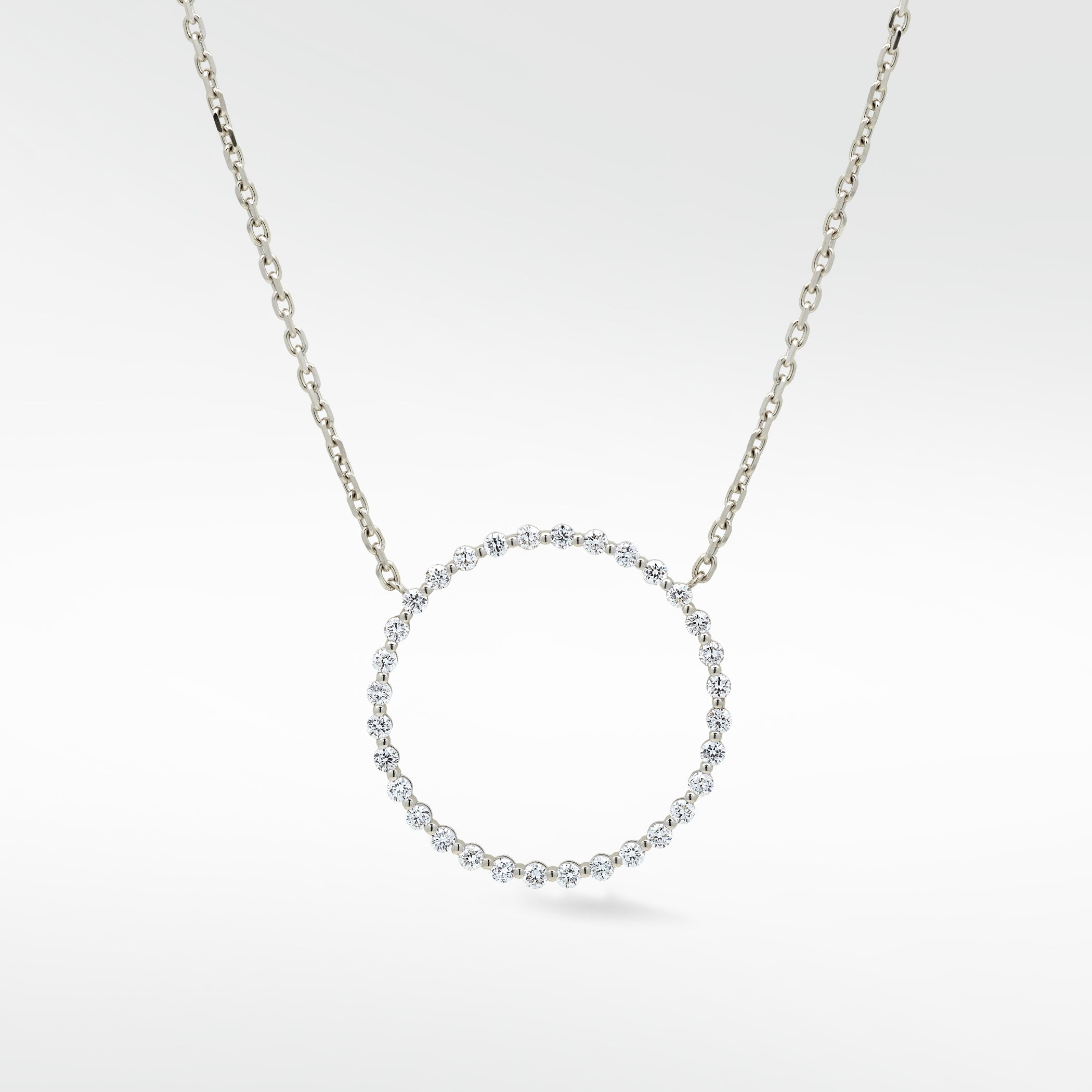 Modernist Diamond Necklace