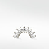 Stately Marquise Diamond Crescent