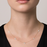 The Triple Floating Diamond Necklace