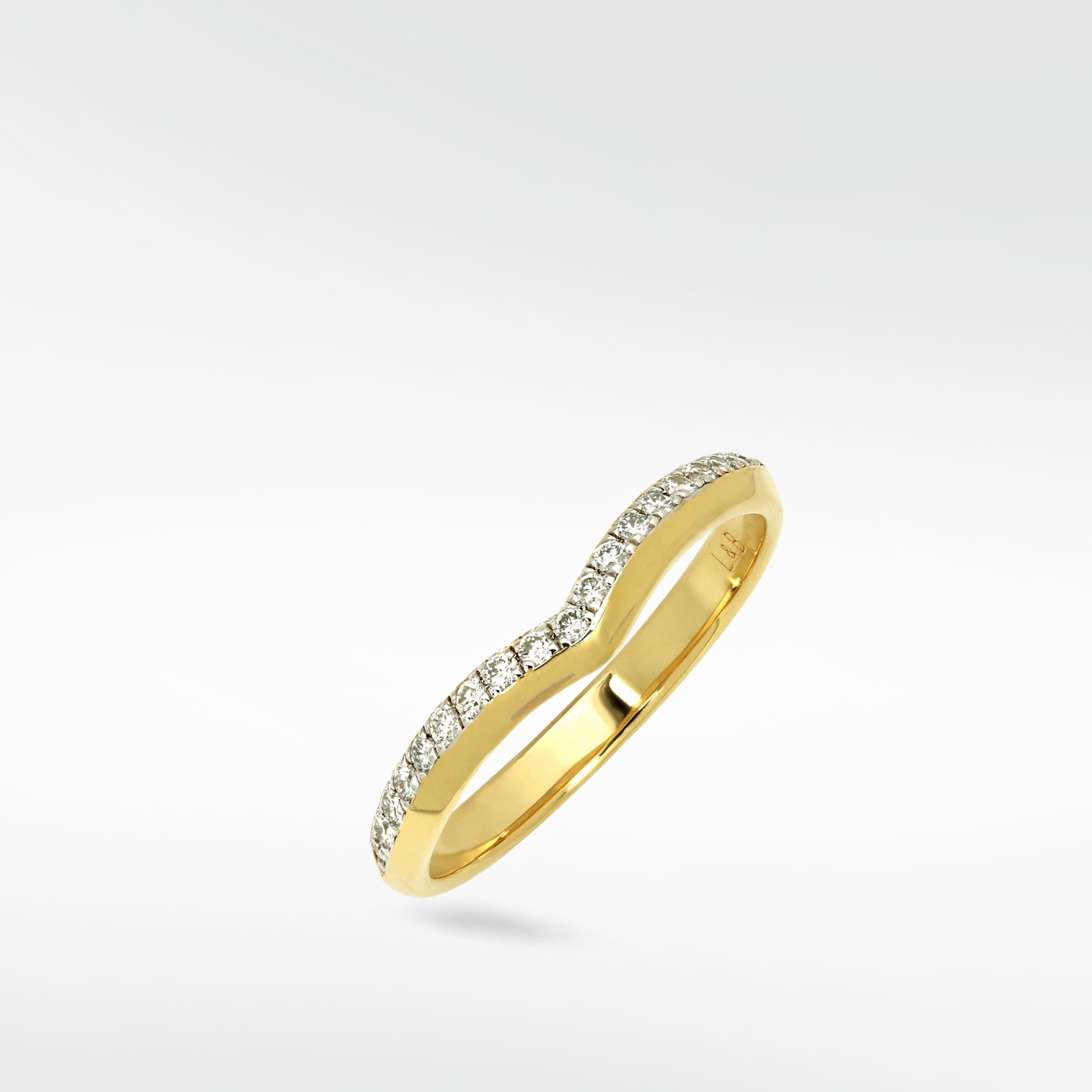 Horizon Wishbone Diamond Ring