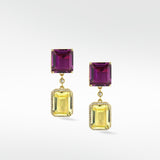 Purple Daiquiri Earrings