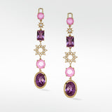 Detachable Diamond Starburst and Sapphire Long Drop with cultured diamonds lab grown diamonds created diamonds lark and berry