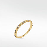 Alicia Delicate Diamond Twist Ring in 14K Gold - Lark and Berry