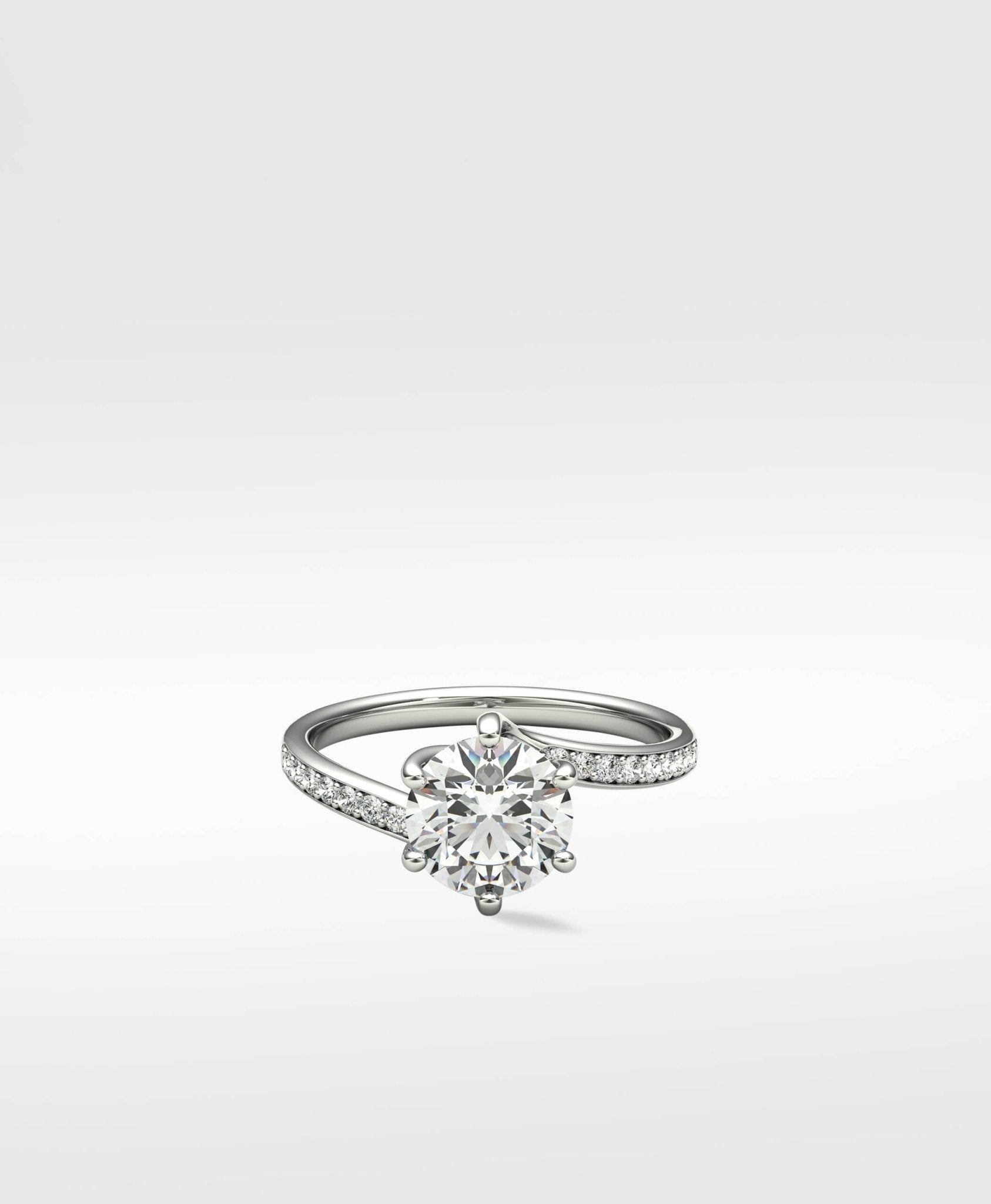 Diamond Lime Engagement Ring - Lark and Berry