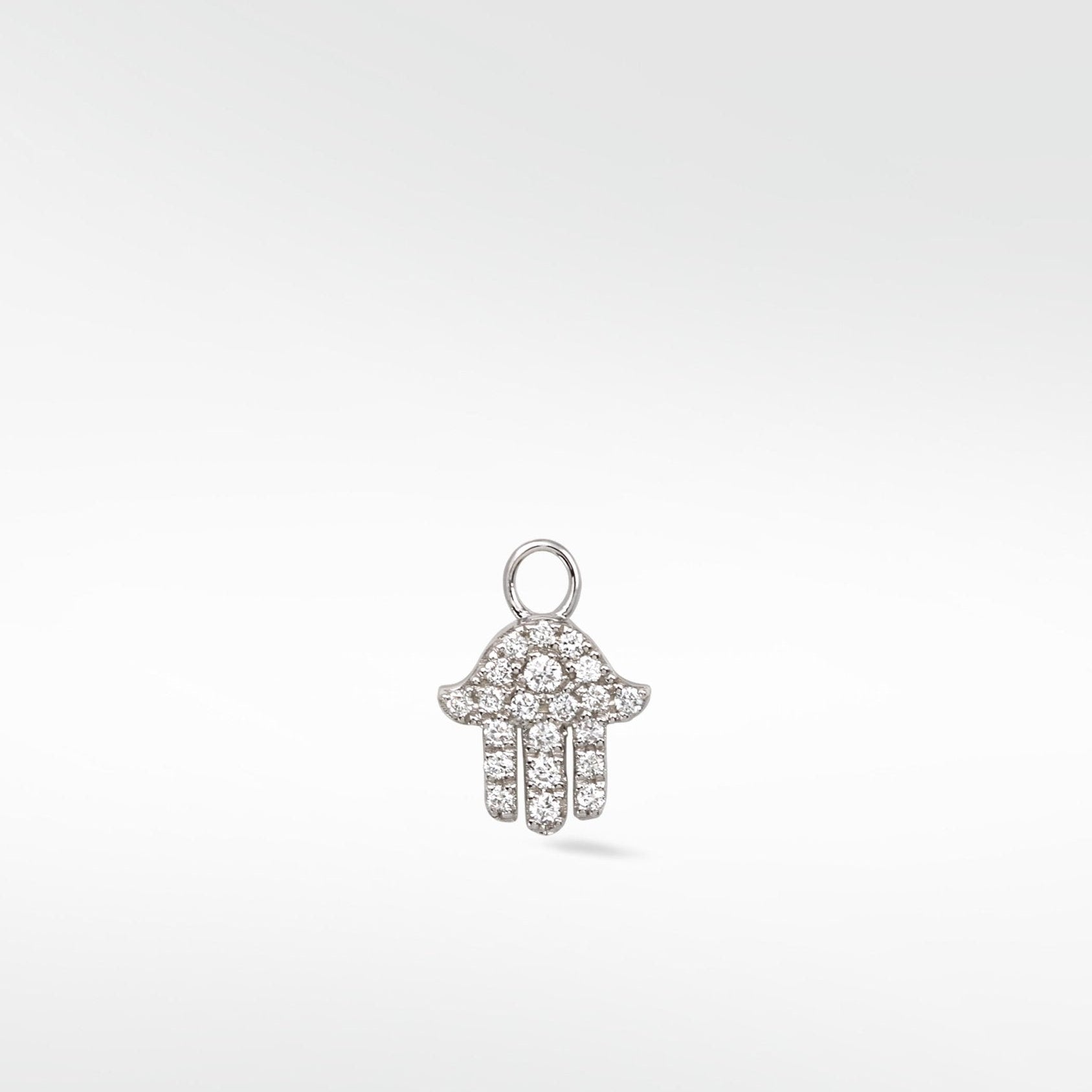 Hand of Fatima Diamond Charm