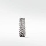 Trinity Double Stackable Diamond Eternity Ring - Lark and Berry