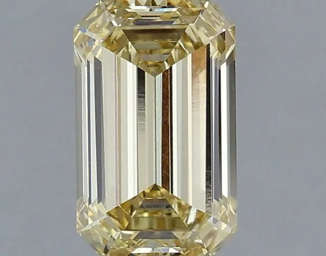 1.00ct Emerald Lab Grown Diamond (Colour Fancy Light Yellow, Clarity VS1, IGI Certified)