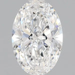 1.00ct Oval Lab Grown Diamond (Colour D, Clarity VS2, IGI Certified)