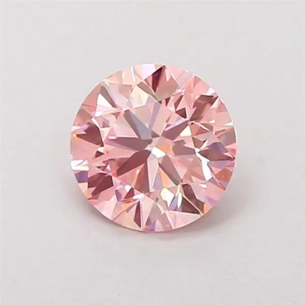 1.01ct Round Lab Grown Diamond (Colour Fancy Intense Pink, Clarity VVS1, Cut ID, IGI Certified)