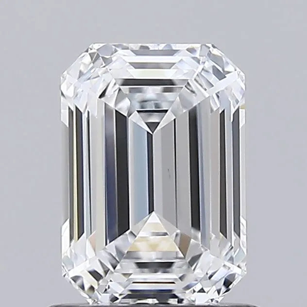 1.06ct Emerald Lab Grown Diamond (Colour D, Clarity IF, IGI Certified)