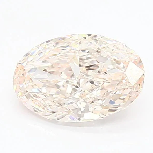 1.39ct Oval Lab Grown Diamond (Colour Fancy Light Pink, Clarity VVS2, IGI Certified)