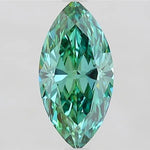 2.01ct Marquise Lab Grown Diamond (Colour Fancy Vivid Green, Clarity VVS2, IGI Certified)