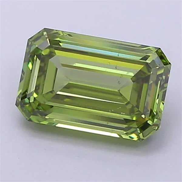 2.09ct Emerald Lab Grown Diamond (Colour Fancy Vivid Green, Clarity VS2, IGI Certified)