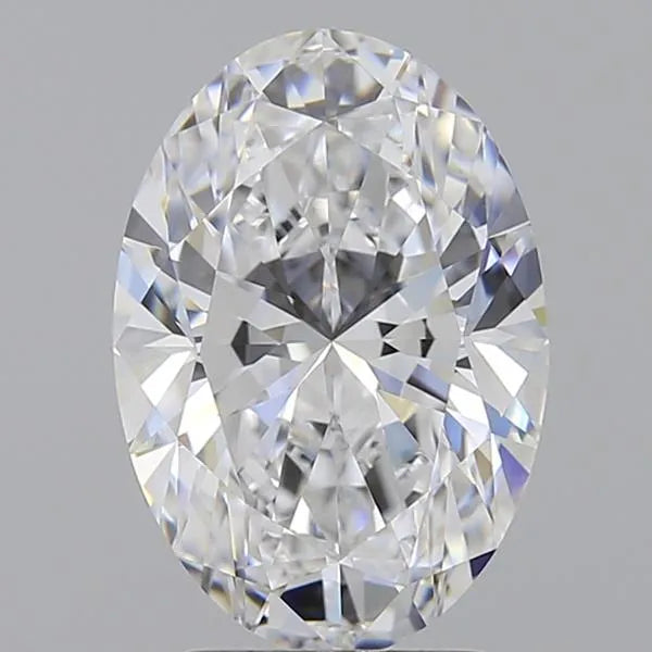 2.54ct Oval Lab Grown Diamond (Colour D, Clarity IF, IGI Certified)