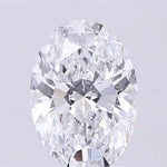2.57ct Oval Lab Grown Diamond (Colour D, Clarity VVS1, GIA Certified)