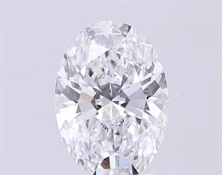 2.57ct Oval Lab Grown Diamond (Colour D, Clarity VVS1, GIA Certified)