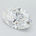 2.97ct Oval Lab Grown Diamond (Colour D, Clarity FL, IGI Certified)