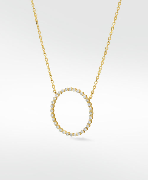 Modernist Diamond Necklace
