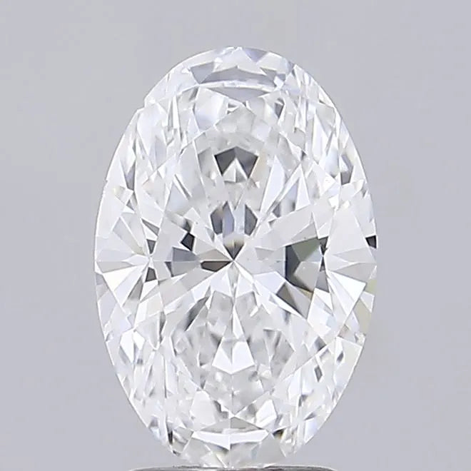 3.00ct Oval Lab Grown Diamond (Colour E, Clarity VS1, IGI Certified)