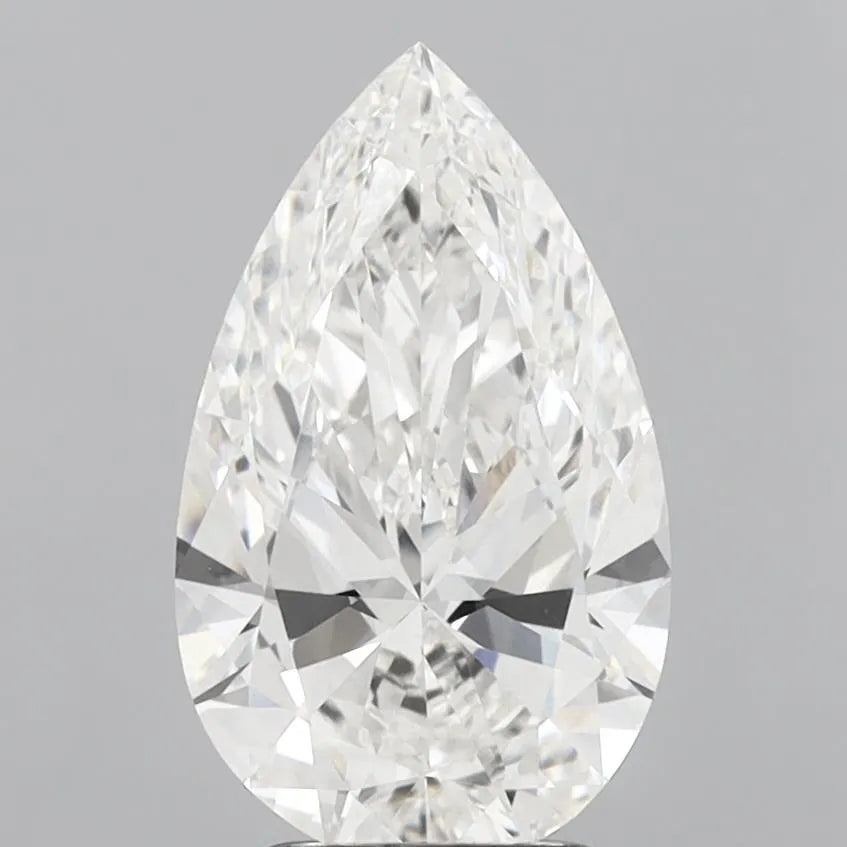 3.00ct Pear Lab Grown Diamond (Colour F, Clarity VVS2, IGI Certified)