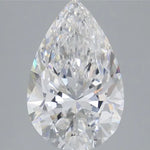 3.40ct Pear Lab Grown Diamond (Colour D, Clarity VVS2, IGI Certified)