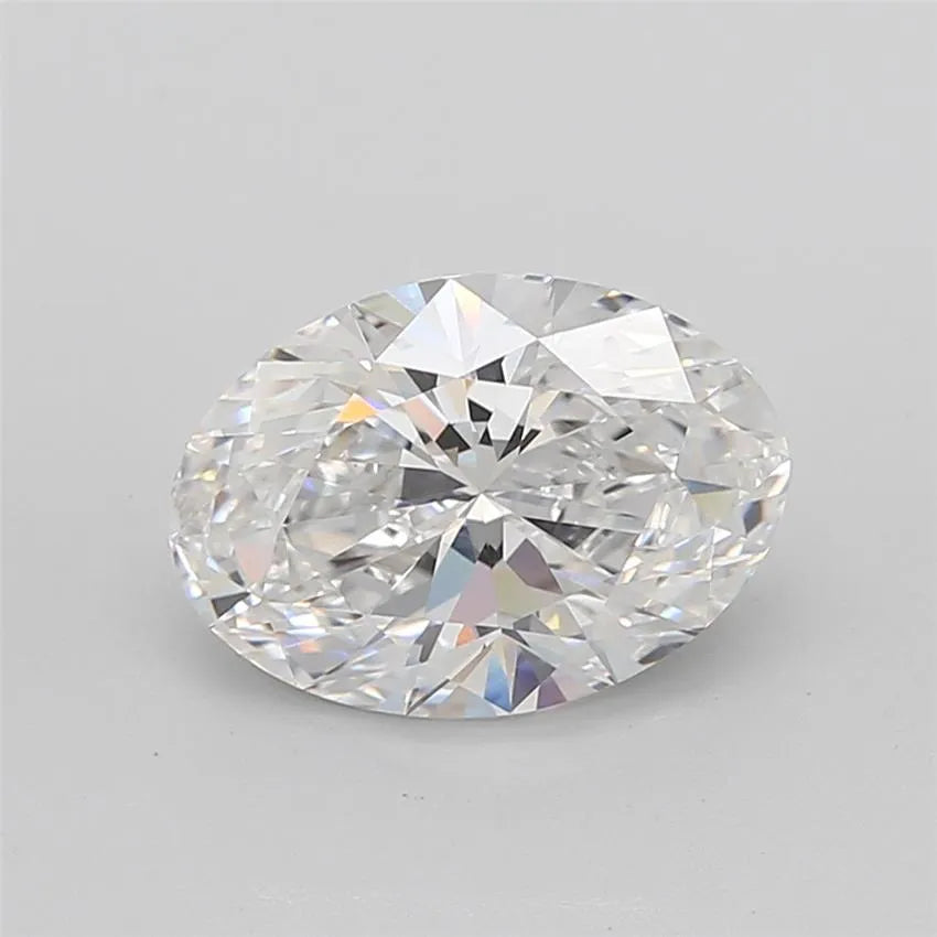 3.75ct Oval Lab Grown Diamond (Colour D, Clarity VVS2, IGI Certified)