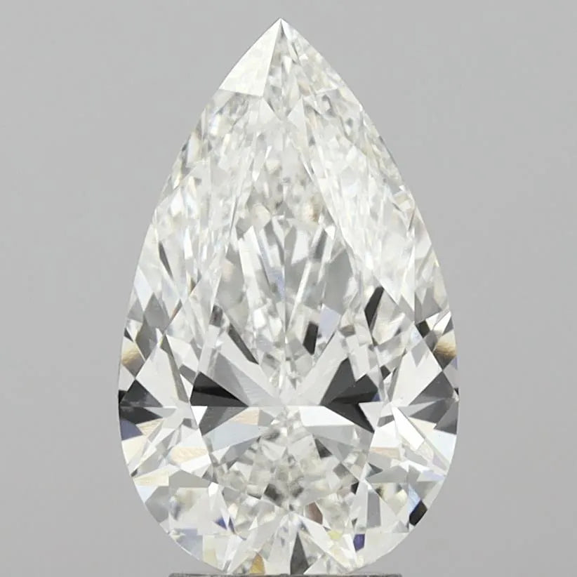 4.01ct Pear Lab Grown Diamond (Colour F, Clarity VVS1, IGI Certified)