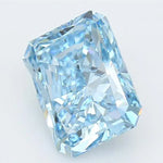 4.02ct Radiant Lab Grown Diamond (Colour Fancy Vivid Blue, Clarity VVS1, IGI Certified)