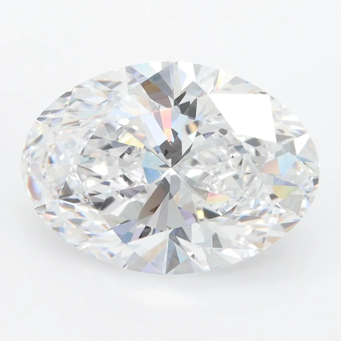 5.00ct Oval Lab Grown Diamond (Colour D, Clarity VVS2, GIA Certified)