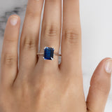 Flora Blue Sapphire Octad Cocktail Ring