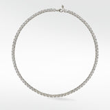 Customisable Tennis Necklace - 4mm stones (17.78ct to 34.99ct)
