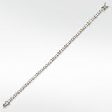 The Everyday Stackable Opal Tennis Silver Bracelet