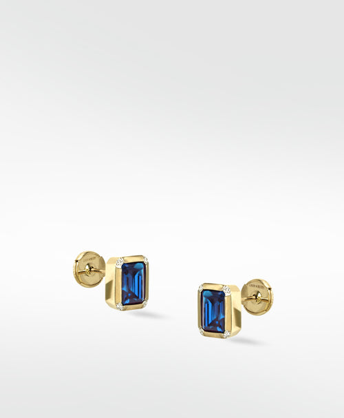 Sapphire Stud Earrings