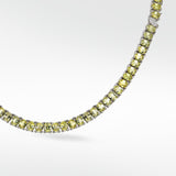 Veto Lux Oval Yellow Sapphire Necklace