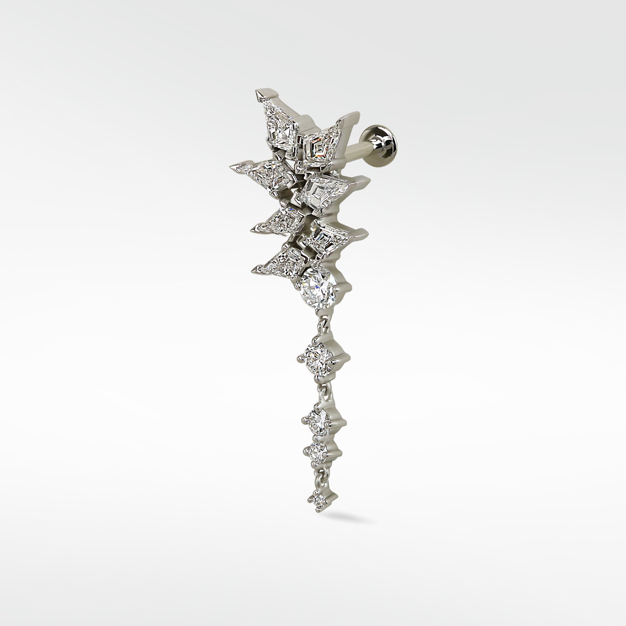 Statement Diamond Cluster Drop