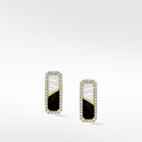 Eclipsis Diamond, Mother of Pearl and Onyx Earrings