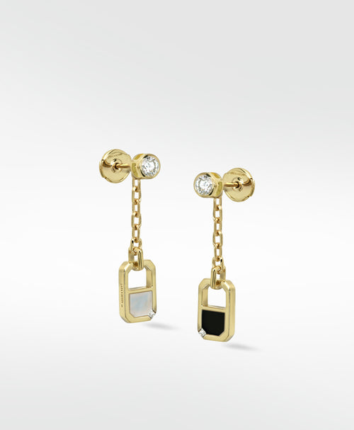 Eclipsis Double Sided Charm Earrings