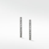The Signature Platinum Diamond Hoops