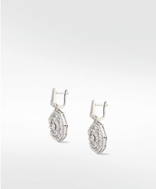 Aerides Diamond Drop Earrings