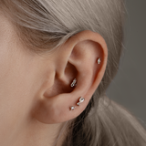 Veto Mini Sapphire Marquise Single Stud Earring