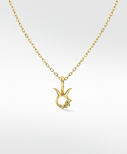 Taurus Gold Pendant