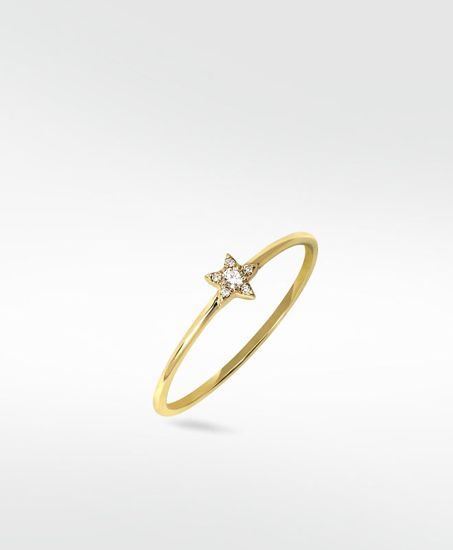Starry Messenger Gold Ring