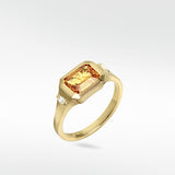 Nexus Golden Sapphire Ring
