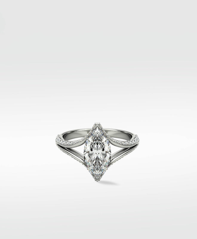 Chestnut Diamond Engagement Ring - Lark and Berry