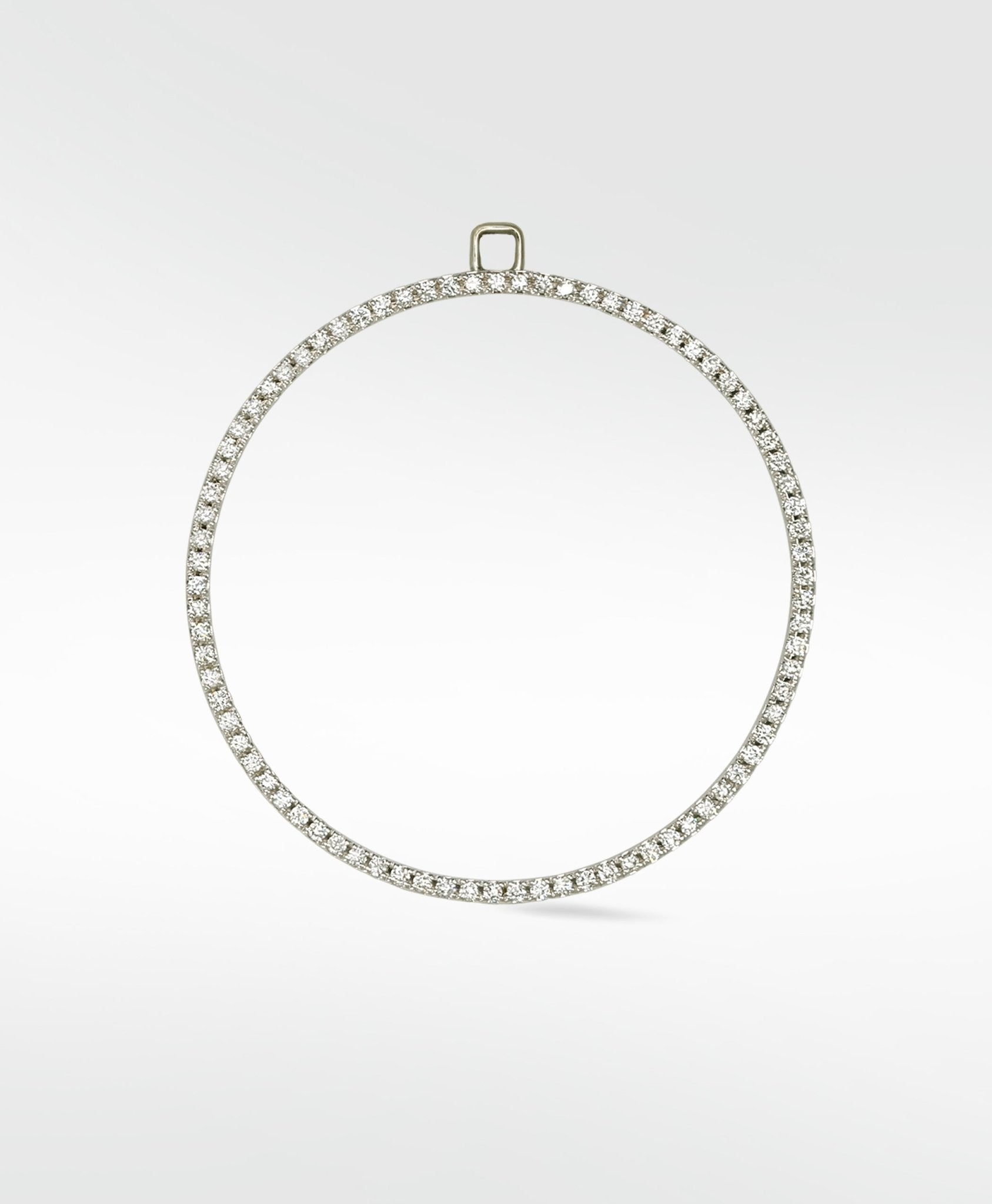 Detachable Diamond Statement Circular Drop - Lark and Berry