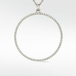 Detachable Diamond Statement Circular Drop - Lark and Berry