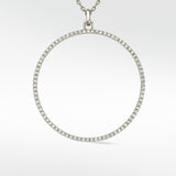 Detachable Diamond Statement Circular Drop - Lark and Berry