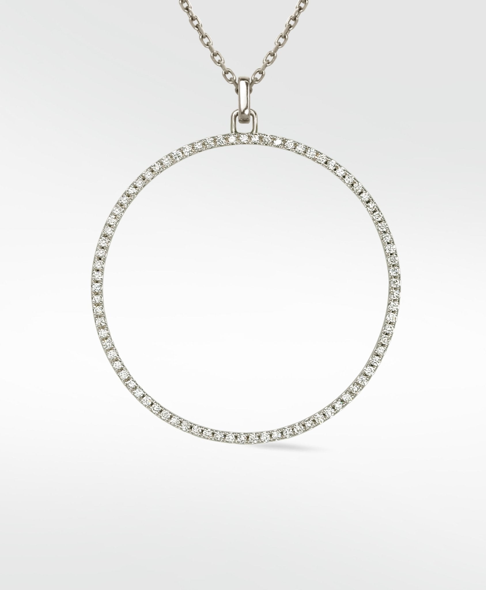 Detachable Diamond Statement Circular Drop - Lark and Berry