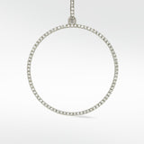 Detachable Diamond Statement Circular Drop - Lark and Berry